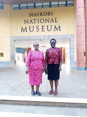 Left: Mrs. Purity Nyaga (former Patron) and Mrs. Catherine Njoroge (Assistant Patron)